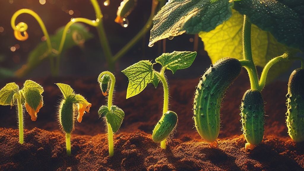 Cucumber Plant Stages