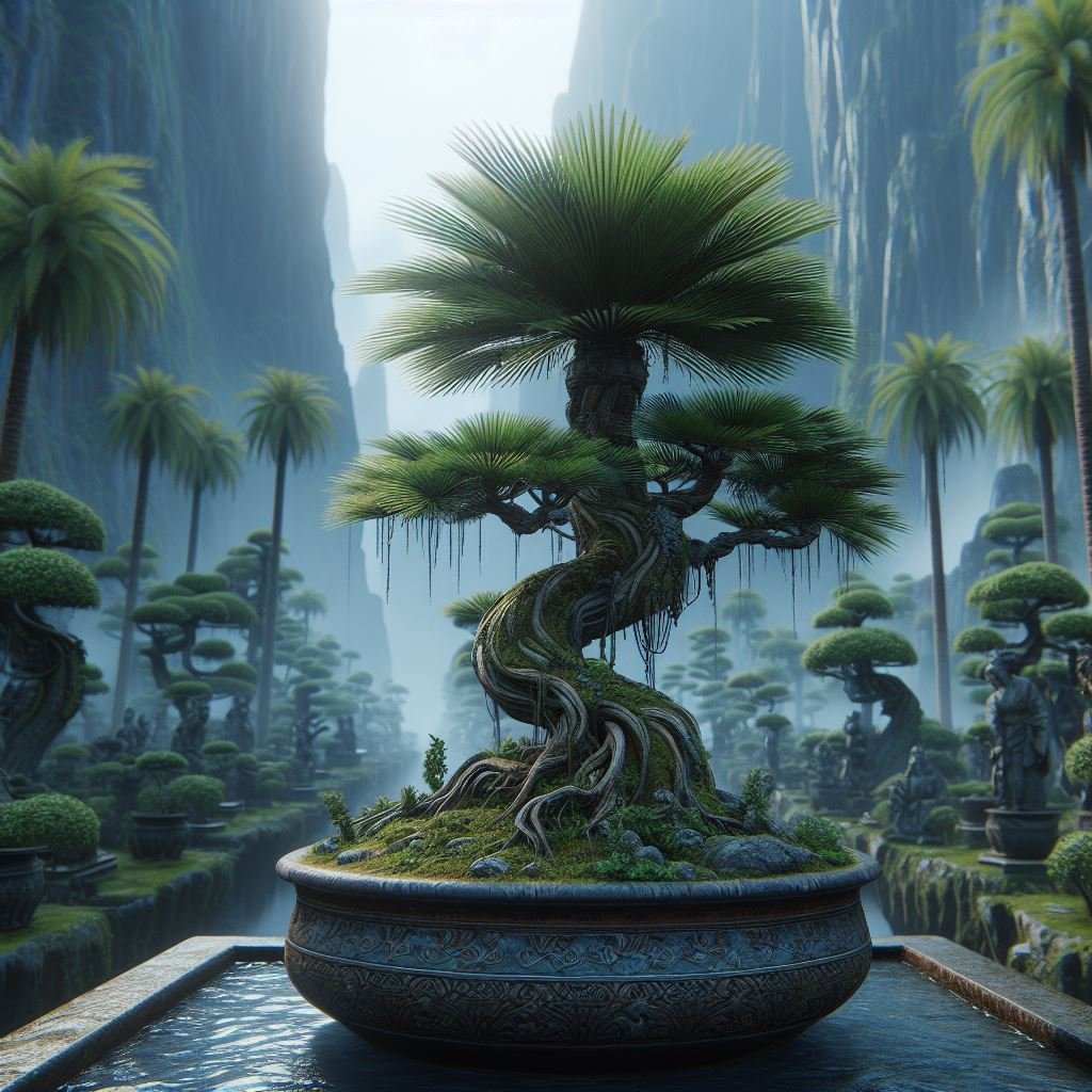 The Bonsai Palm Tree