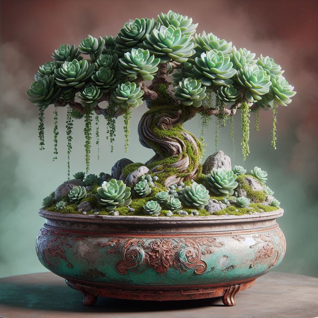 Jade Succulent Bonsai